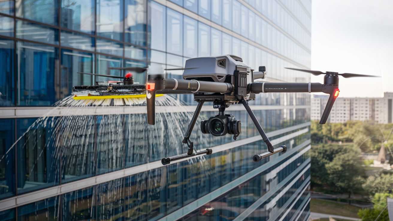 Le nettoyage par drone : la technologie au service du b&acirc;timent