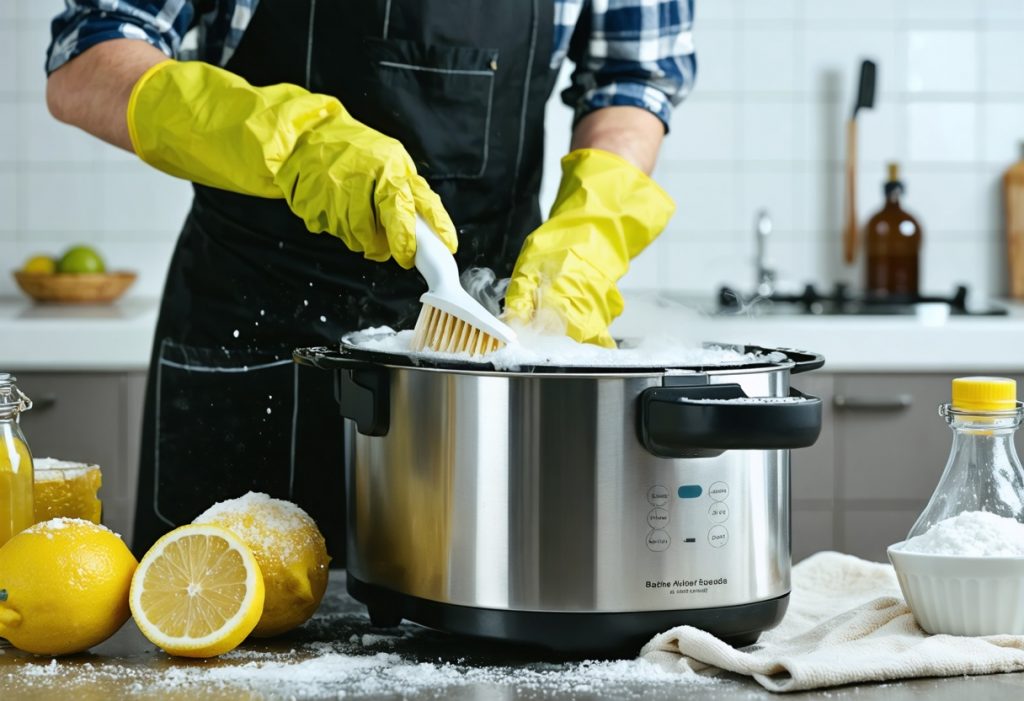 nettoyer la friteuse