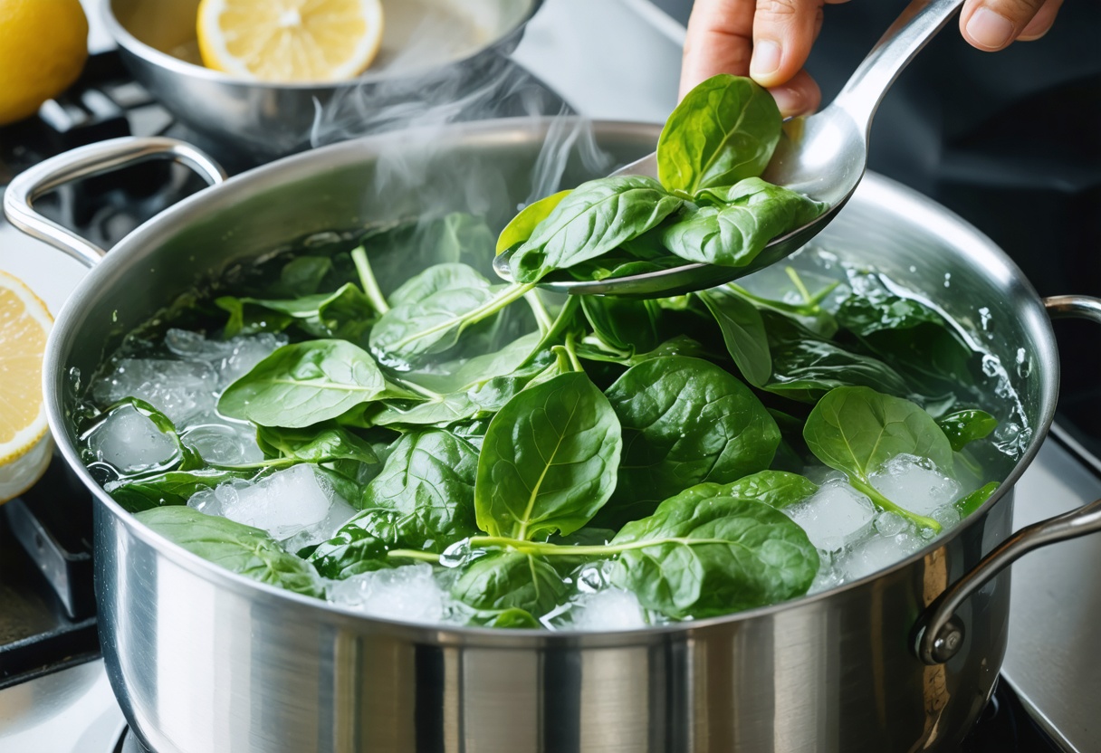 cuisson epinard frais