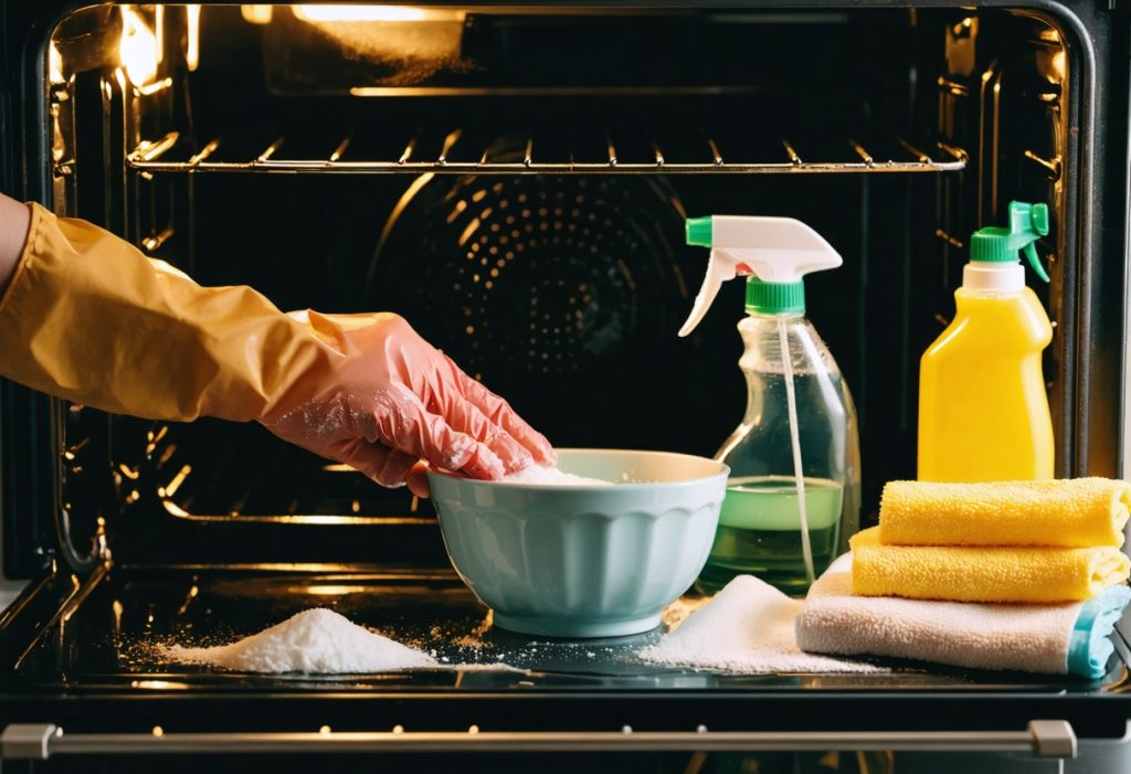 nettoyer vitre four
