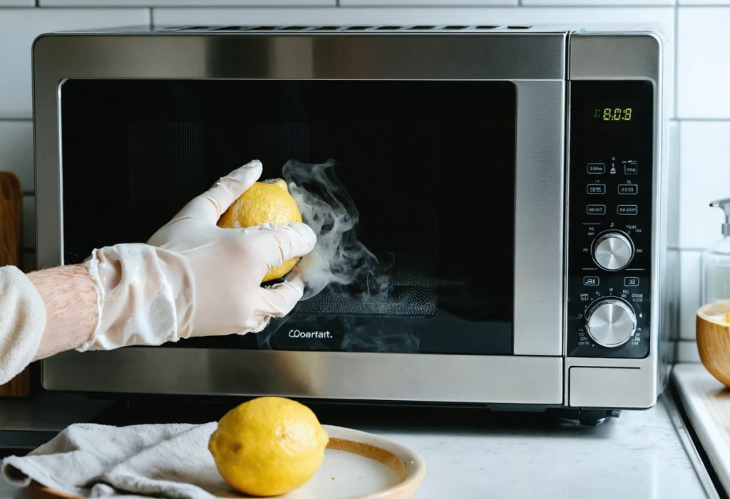 nettoyer micro onde
