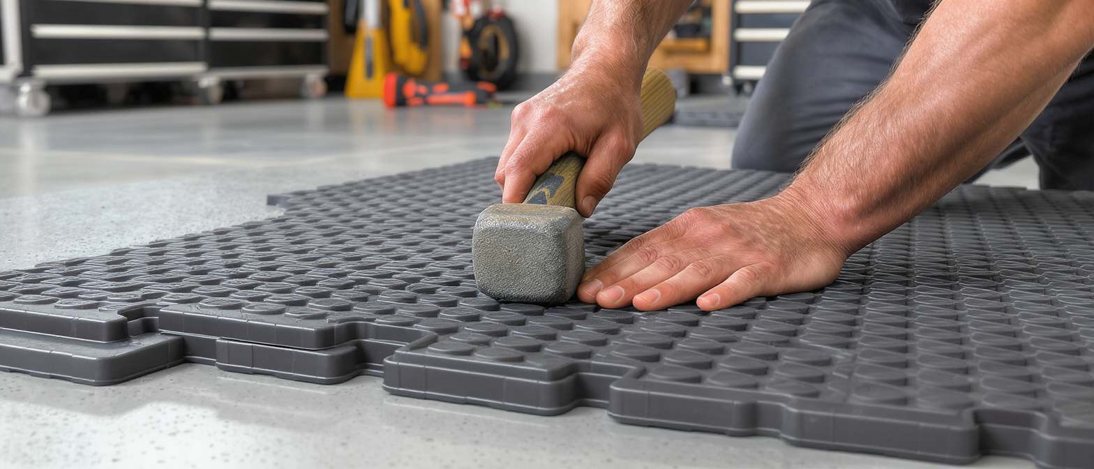 d&eacute;couvrez les dalles de sol clipsables pour garage auto : une solution pratique et r&eacute;sistante pour prot&eacute;ger votre sol, avec une installation rapide et simple. profitez de leurs nombreux avantages pour un garage pratique et esth&eacute;tique.